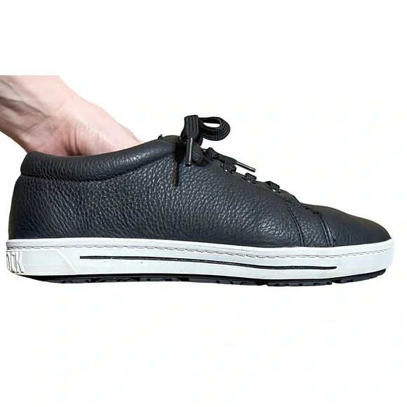 Birkenstock QO 500 NL Black Leather Non Slip Sneakers EU 38 US 7.5 - Picture 7 of 16